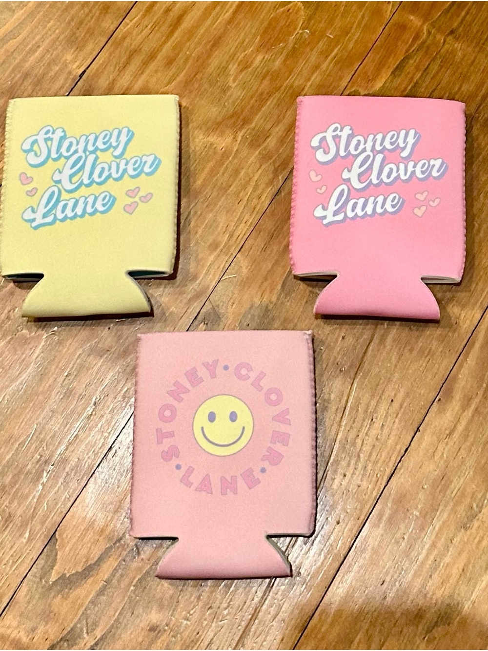 Stoney Clover Lane x Target Collab Pastel Coozie Trio - Yellow & Pink Shades